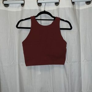 High Neck Athleta Crop Bra